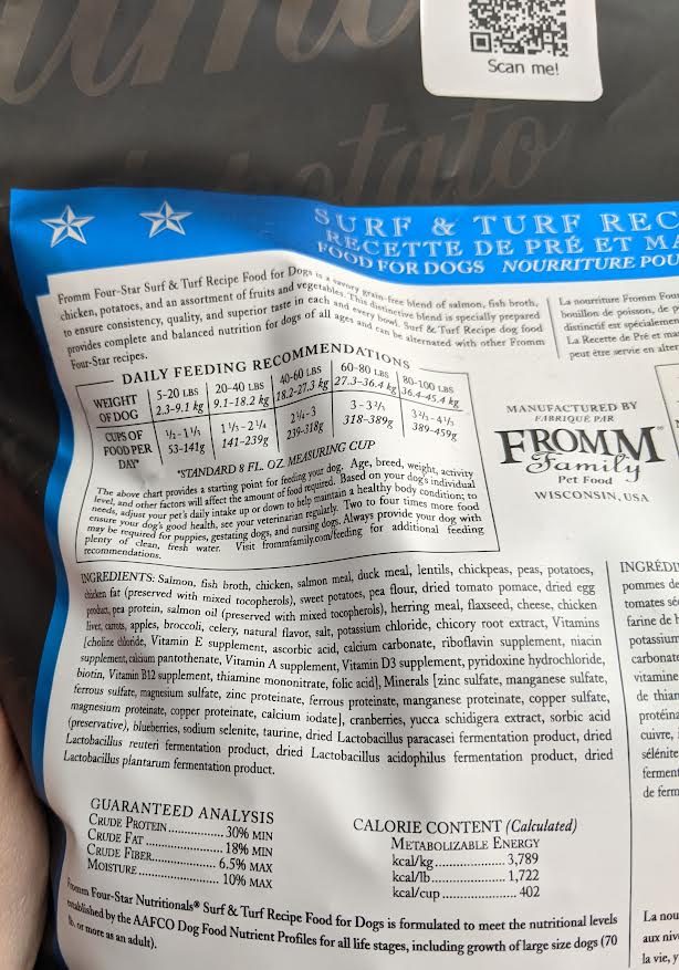 FROMM Surf & Turf Food