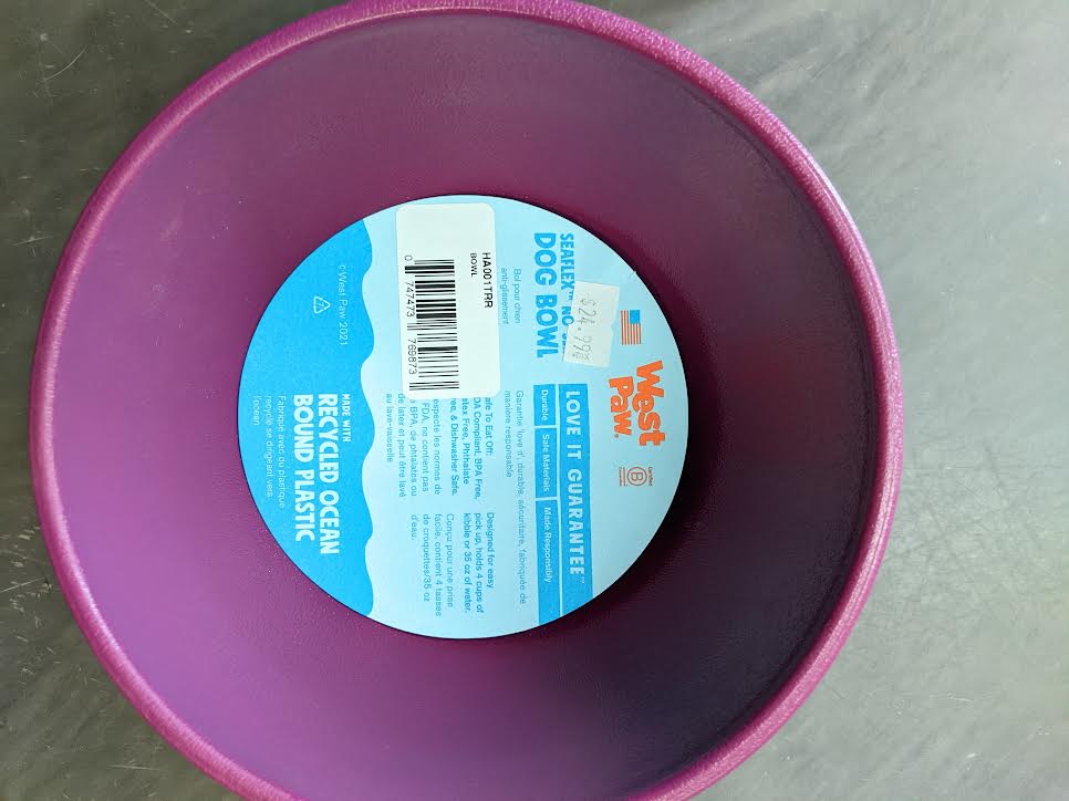 Seaflex No Slip Dog Bowl- Variety Colors