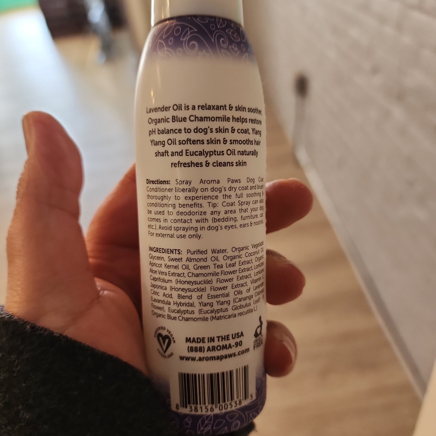 4.5 Oz. Dog Coat Spray Lavender Chamomile