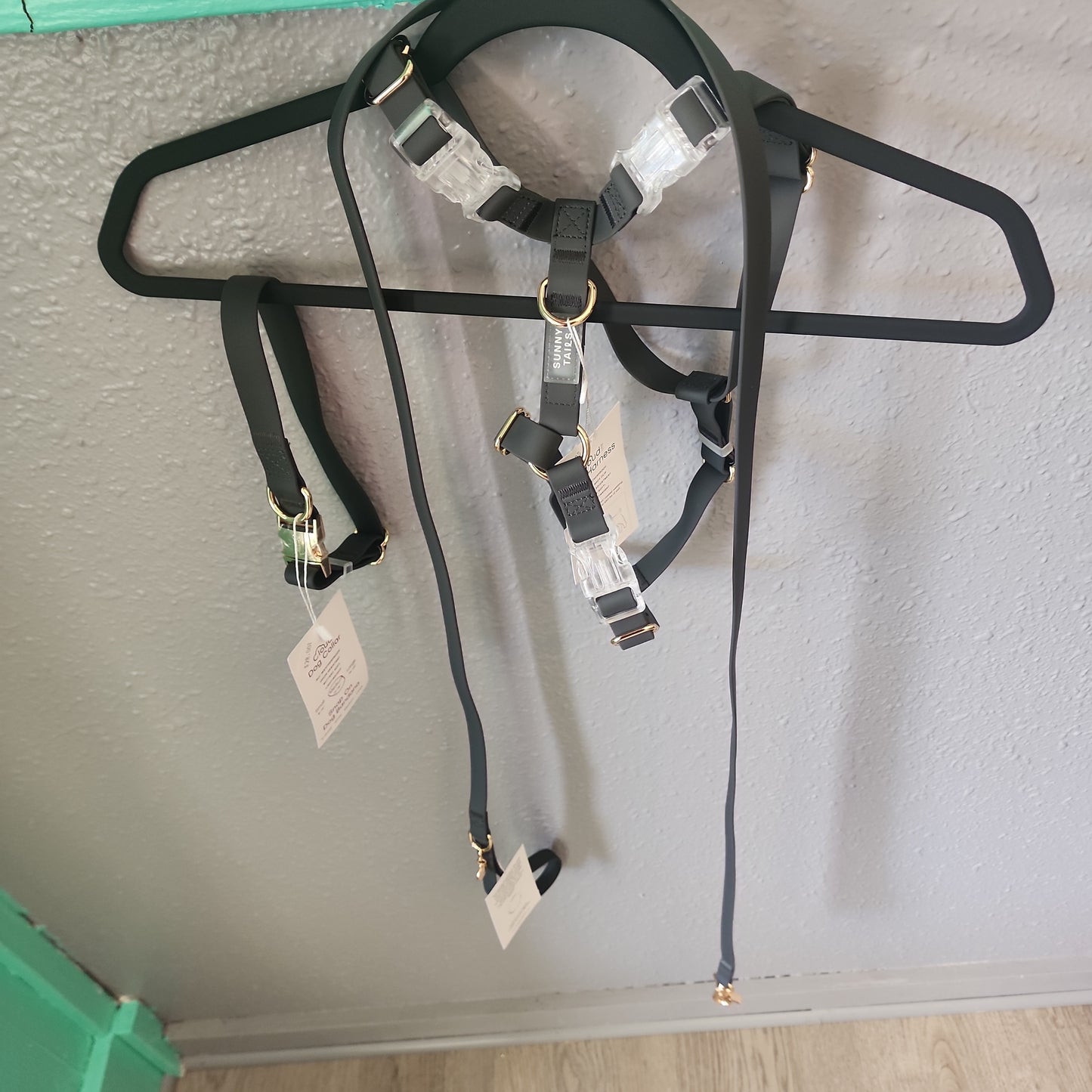 Ember Black Waterproof Dog Collar - MEDIUM