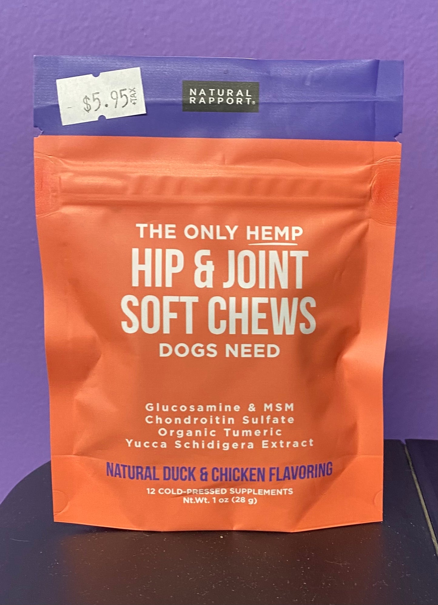 The Only Hip & Joint Soft Chews Dogs Need - 12 count pouch