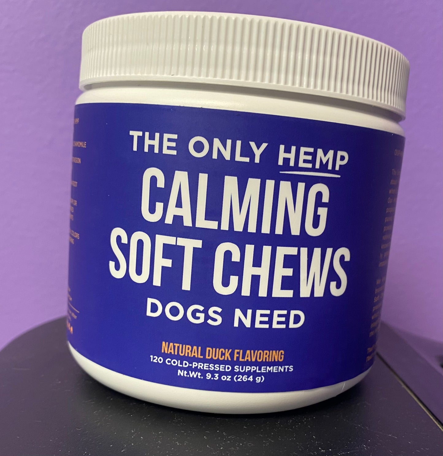 The Only Calming Soft Chews Dogs Need - 120 count jar