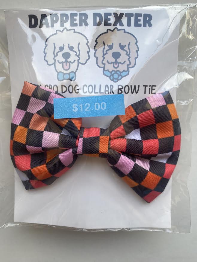 Dapper Dexter Checkered Bow