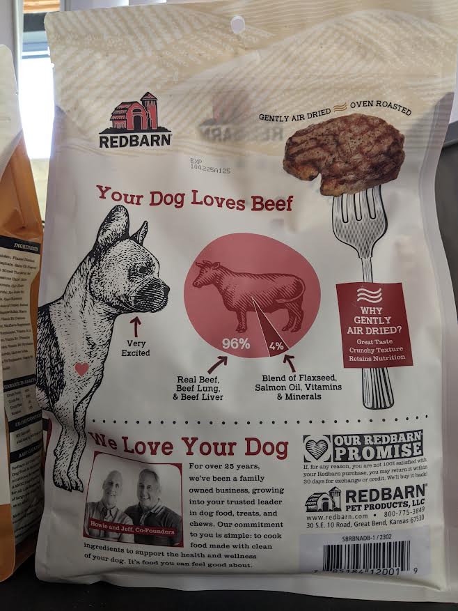 Red Barn Air Dried Dog Food: Beef