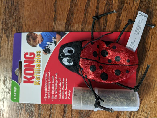 Kong Relfillable Red Ladybug