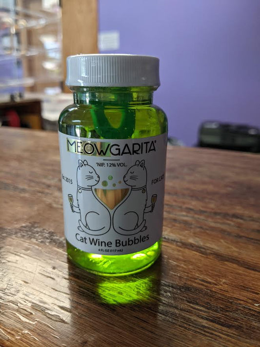 Meowgarita Bubbles- Non-Toxic Catnip Bubbles for Cat