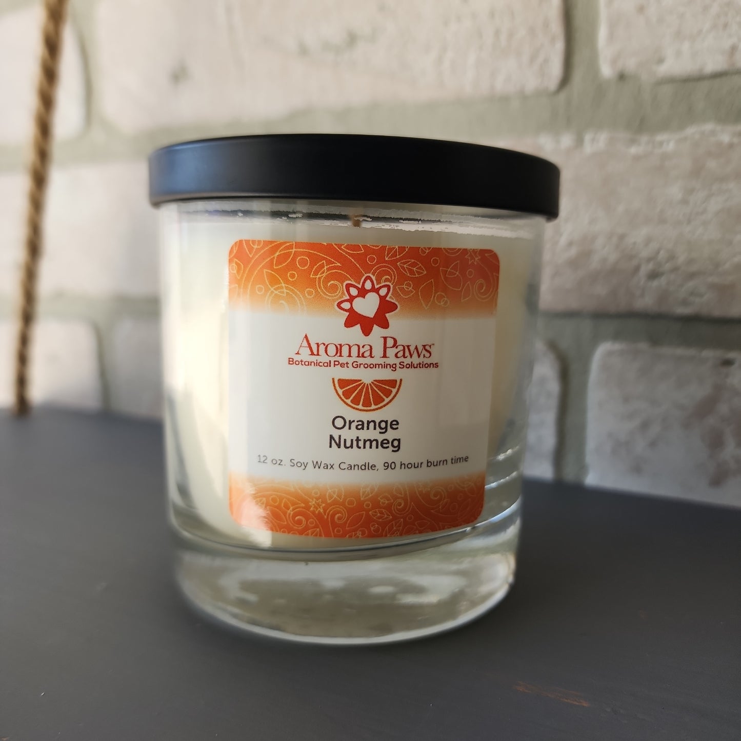 12 Oz Candle Orange Nutmeg Vetiver