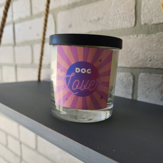 12 Oz. Candle With Lid- Dog Lover