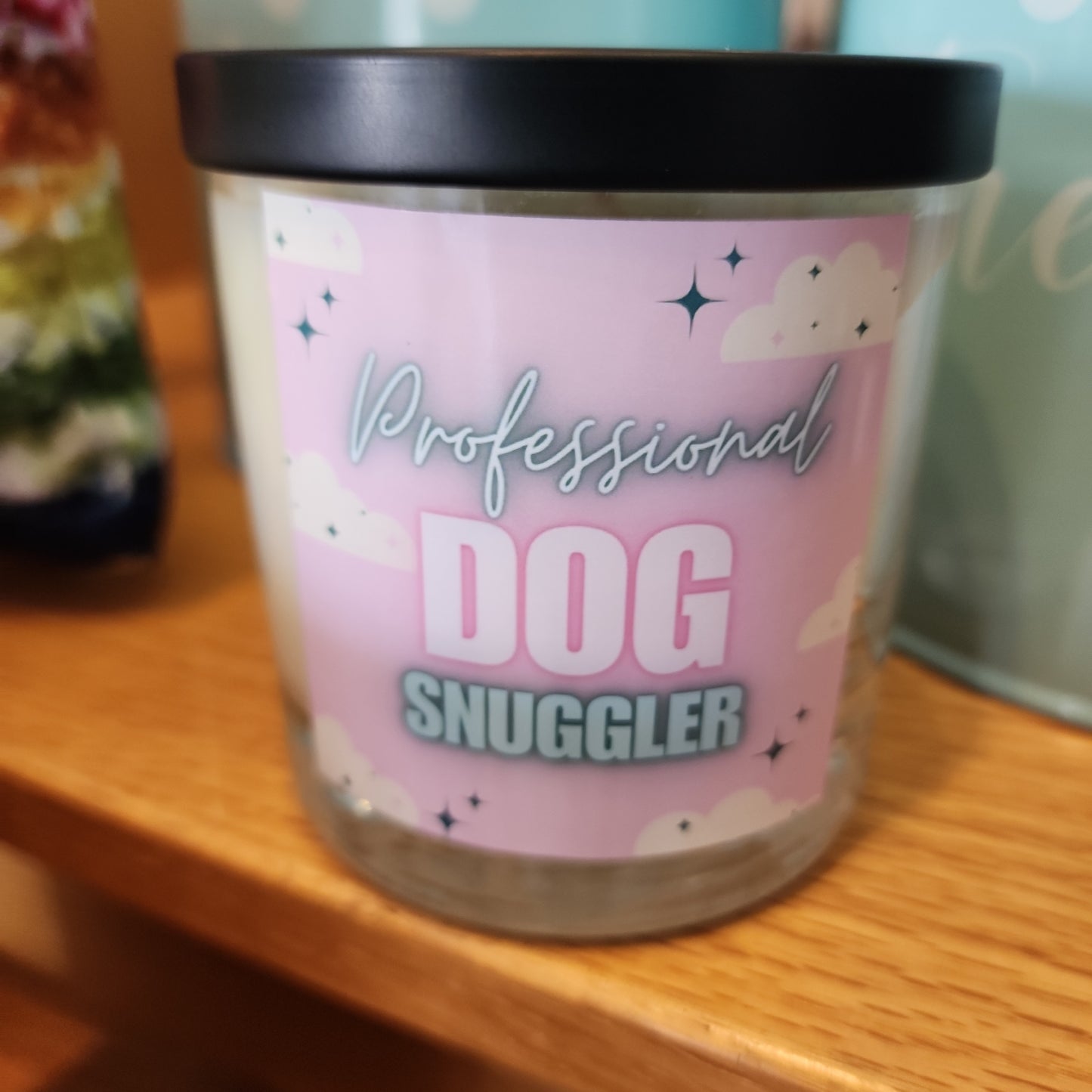 12 Oz. Candle With Lid- Professional Dog Snuggler