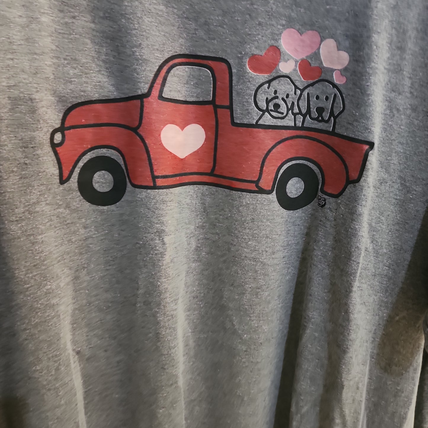 Dapper Paw Red Truck T 3XL