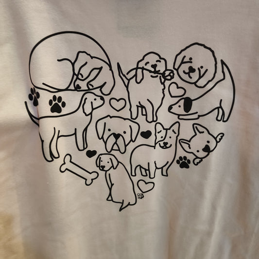 Dapper Paw Heart T Med