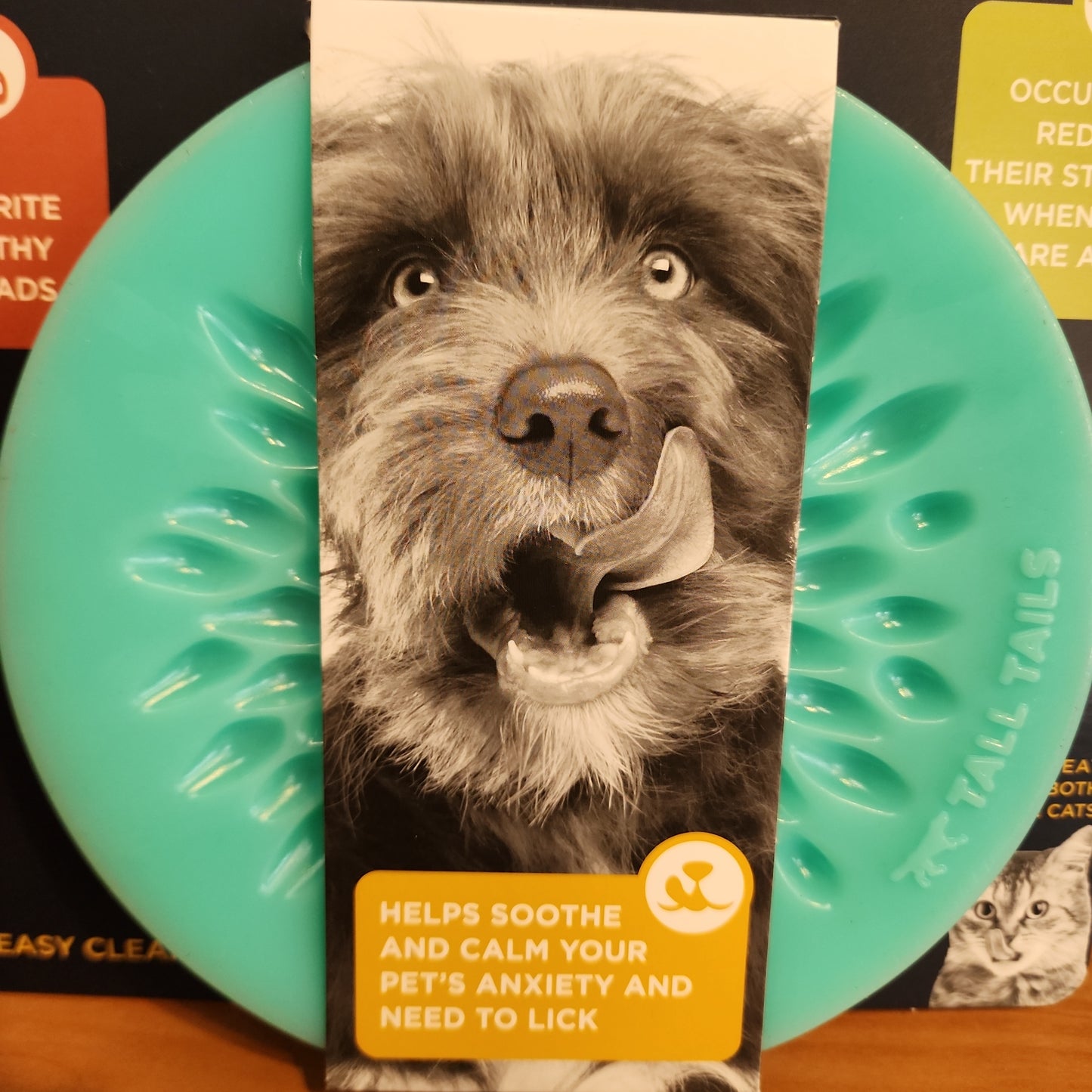 Tall Tails Lickable Suction Cup Reward Pet Dish - 6"