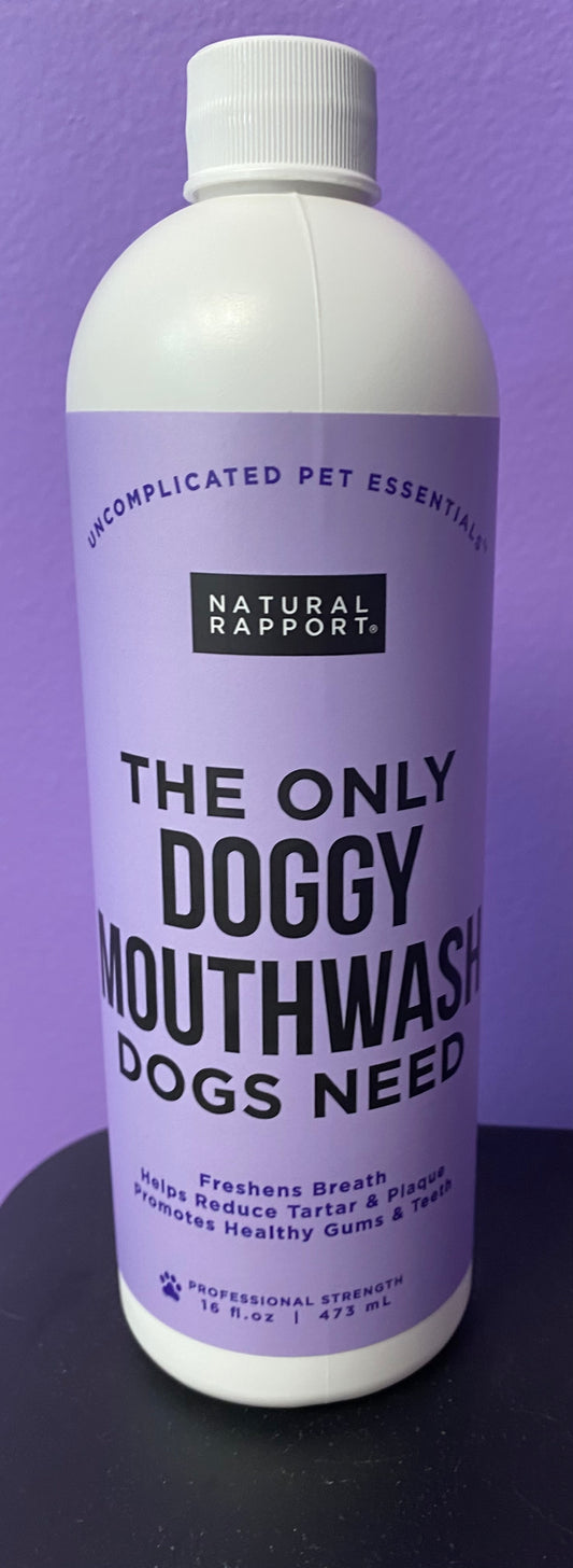 The Only Doggy Mouthwash Dogs Need - 16 ounce