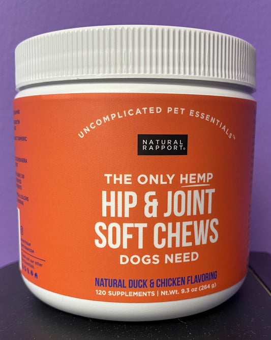 The Only Hip & Joint Soft Chews Dogs Need - 120 count jar