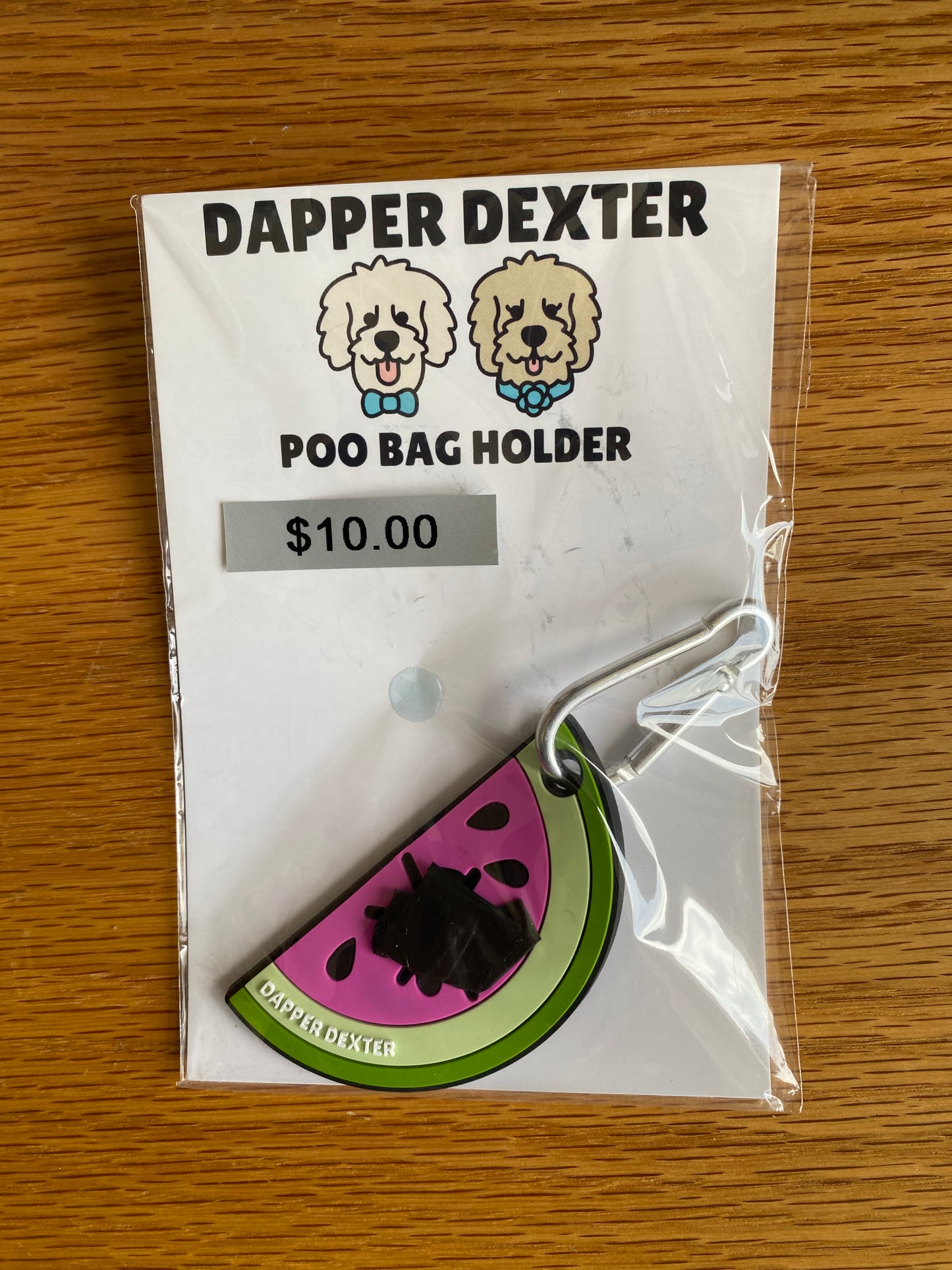 Watermelon Poo Bag Holder Dapper Dexter