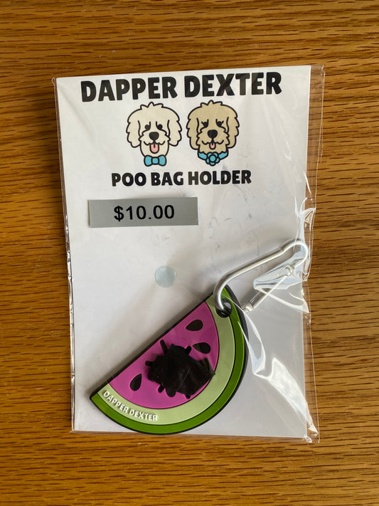 Watermelon Poo Bag Holder Dapper Dexter