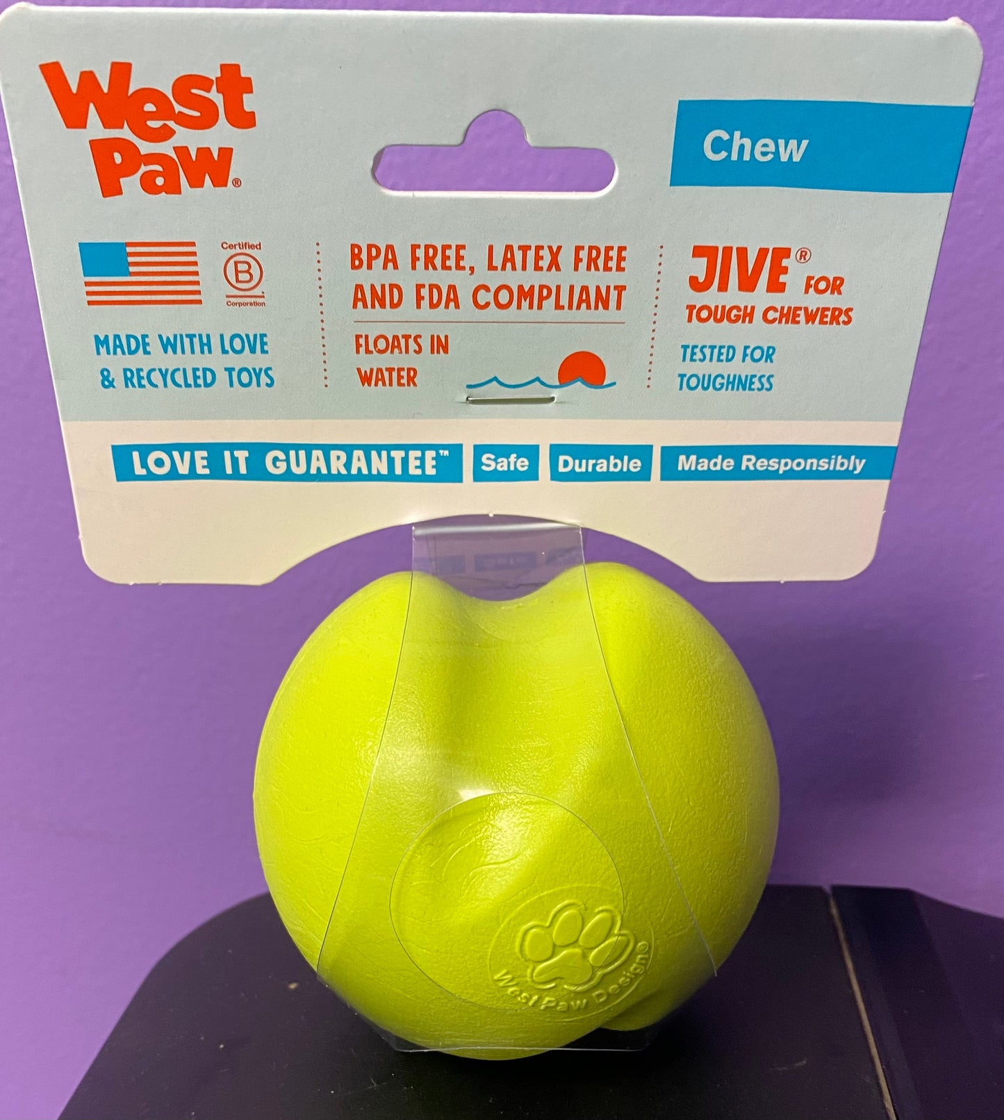 West Paw Jive Chew Lg.