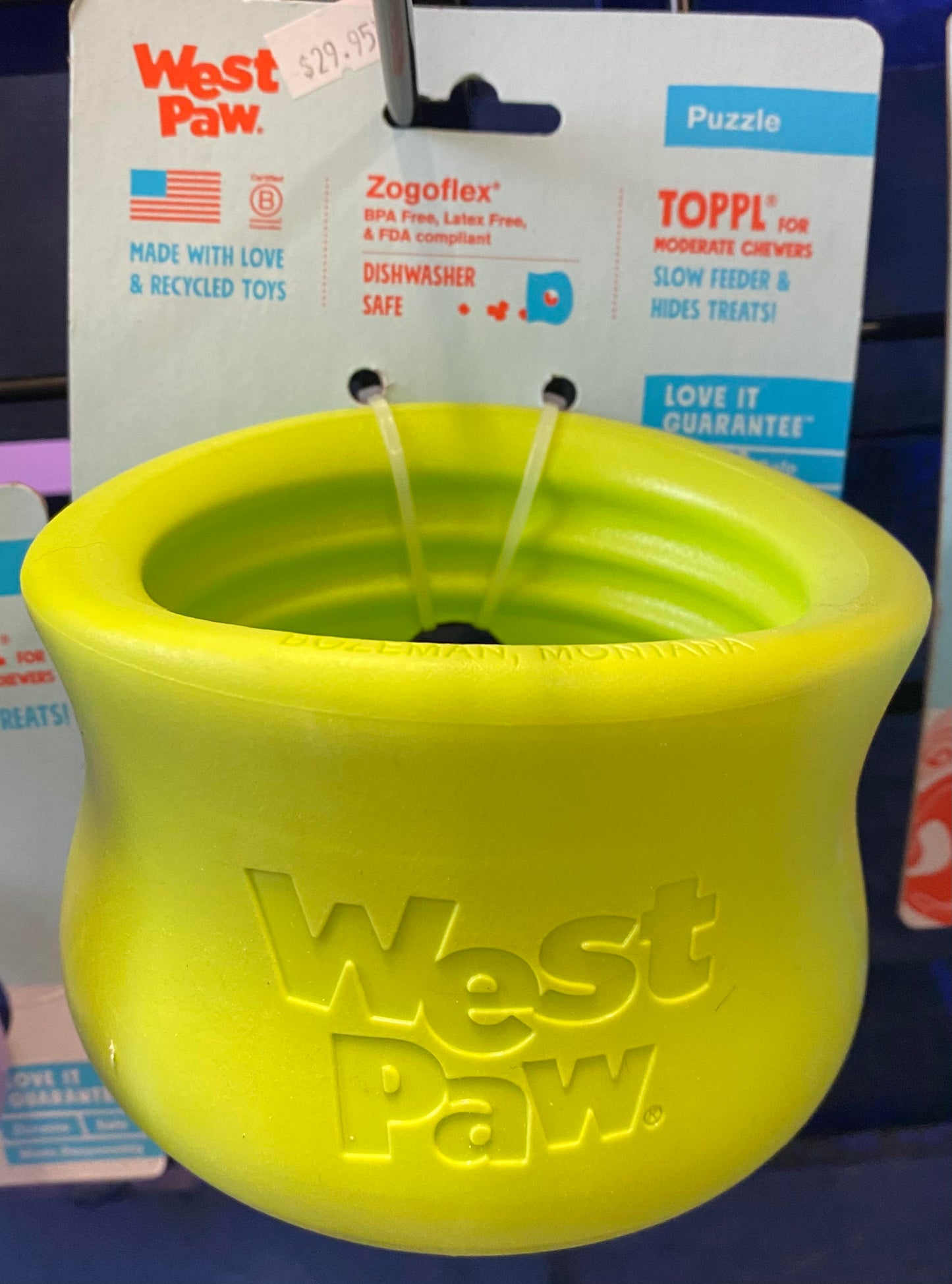 West Paw Toppl Puzzle Lg.