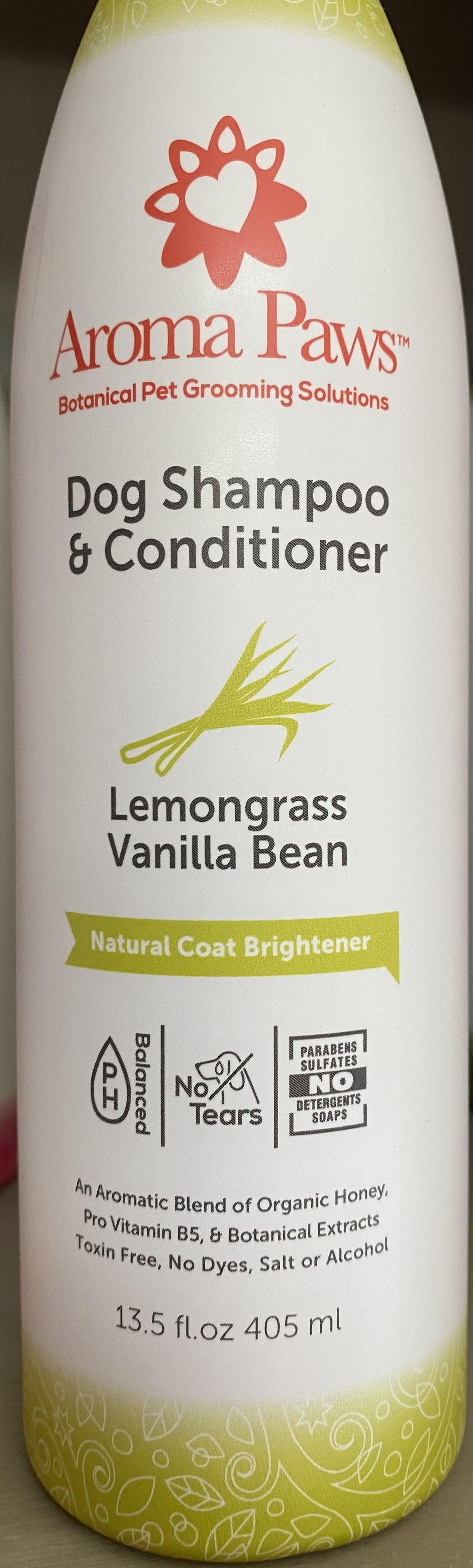 Lemongrass Vanilla Bean Shampoo & Conditioner